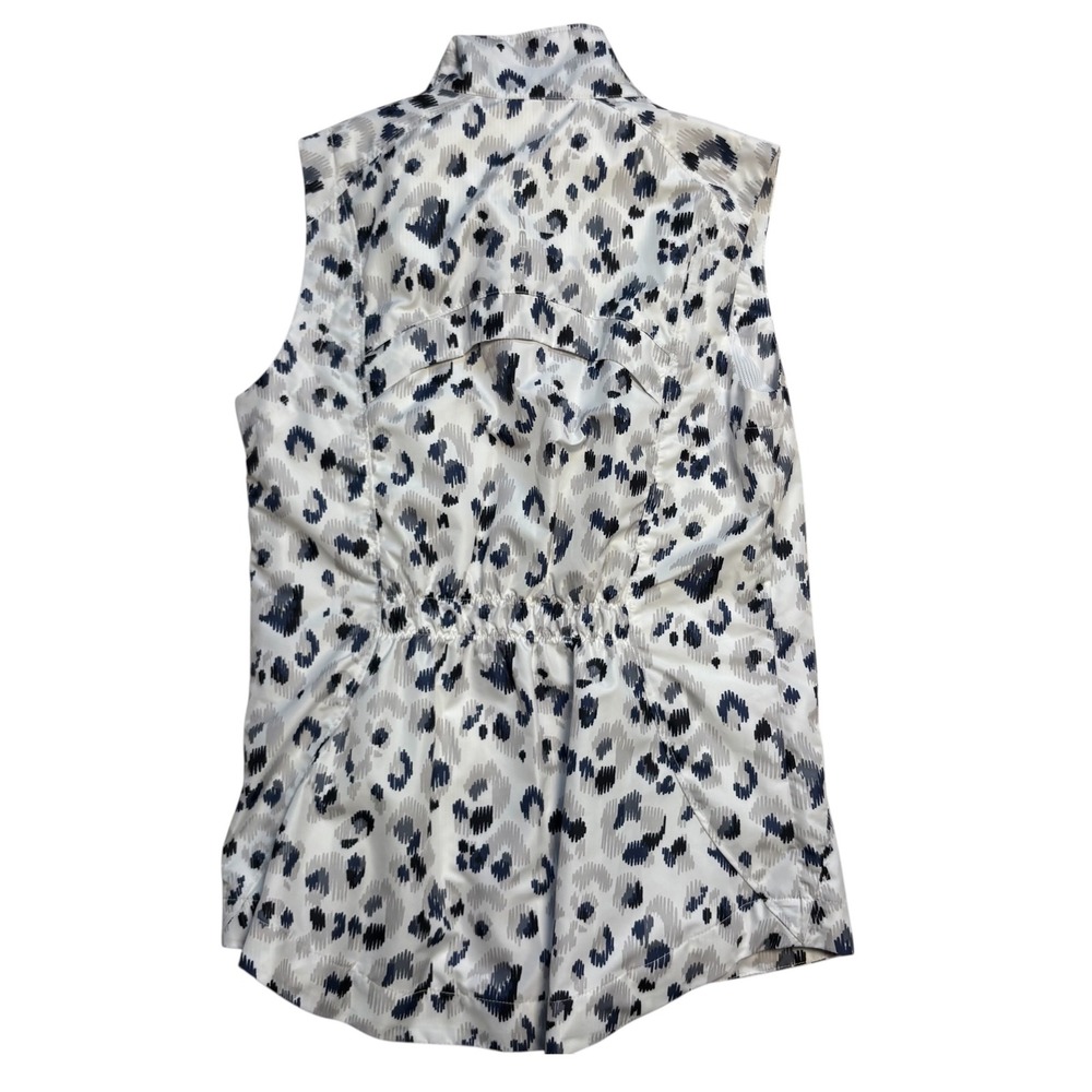Zero Restriction Wanda Vest Silver Leopard Ikat G… - image 2